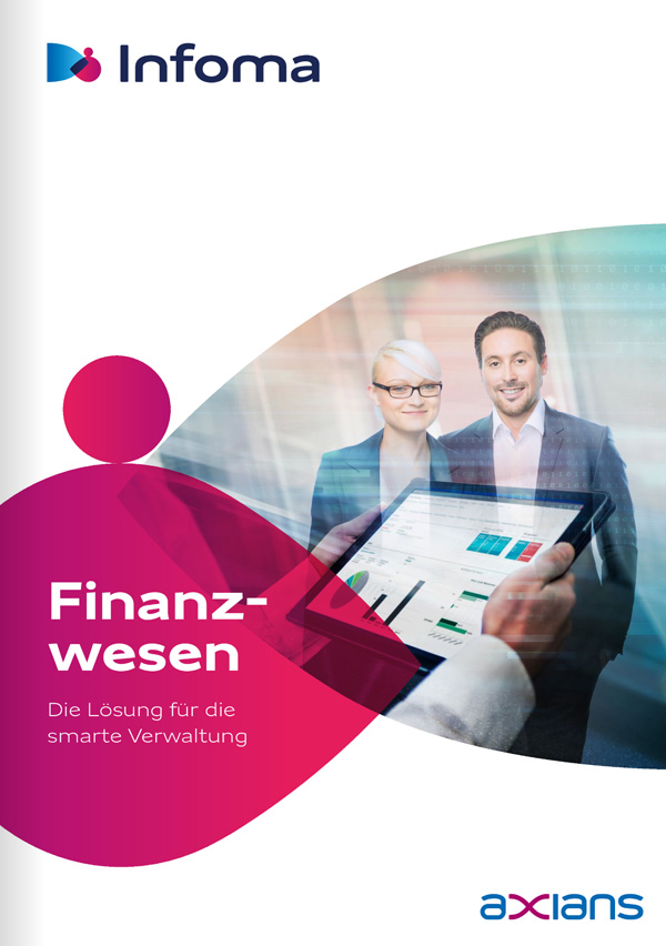 Finanzwesen Broschüre Cover